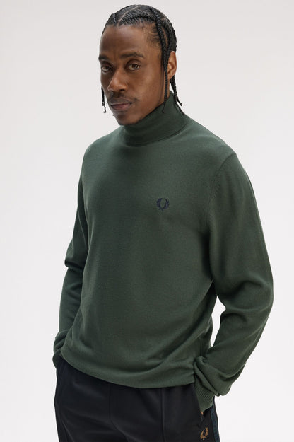 FRED PERRY Camisola com gola alta dobrada - CARISMAstore