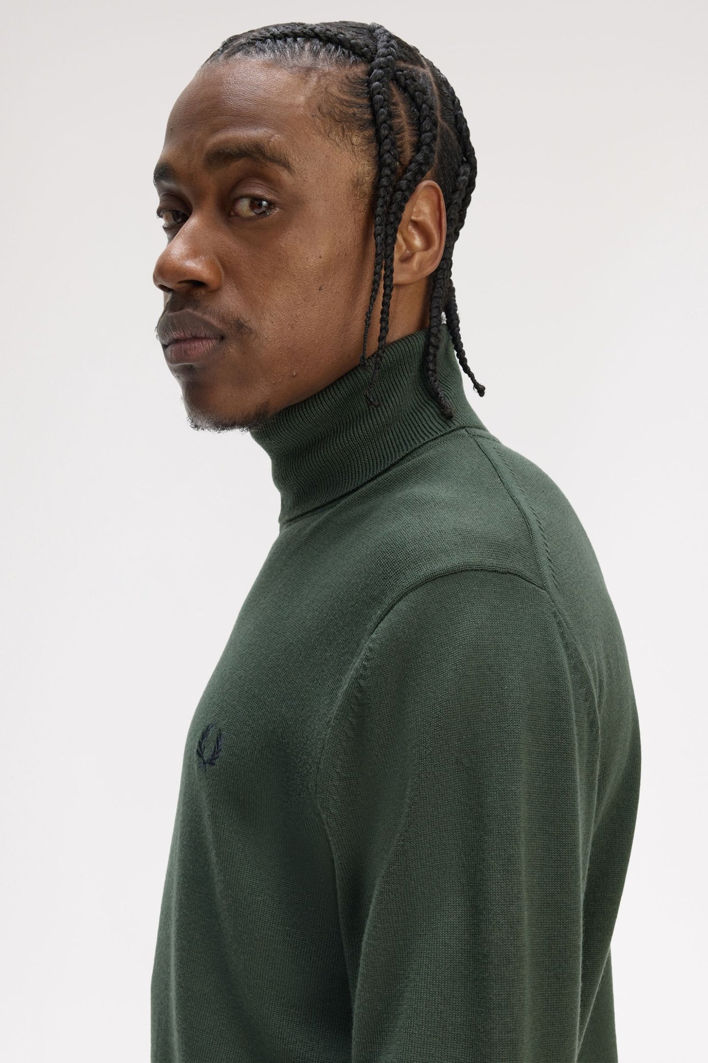 FRED PERRY Camisola com gola alta dobrada - CARISMAstore