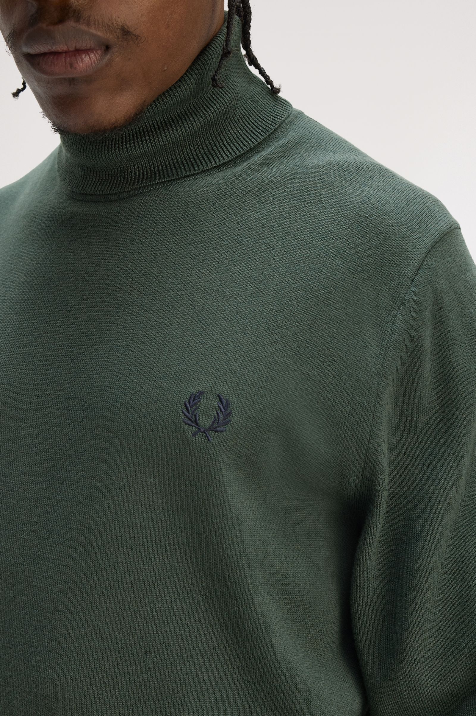 FRED PERRY Camisola com gola alta dobrada - CARISMAstore