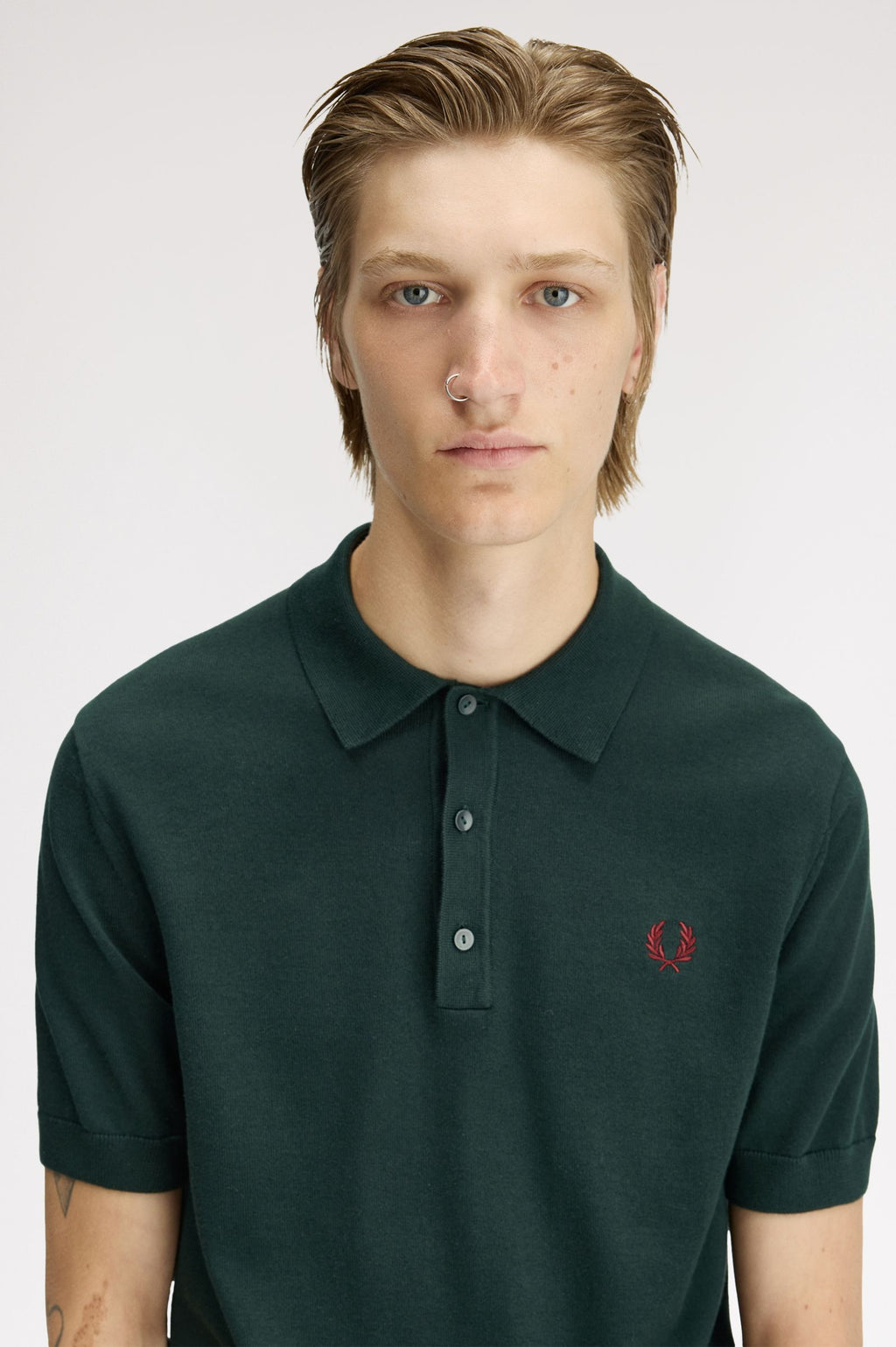 FRED PERRY Polo em malha de algodão