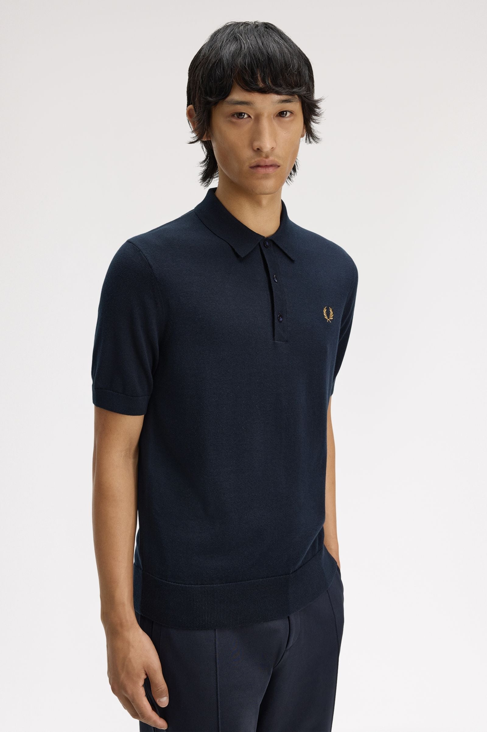 FRED PERRY Polo em malha de algodão
