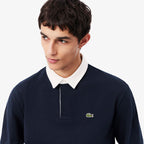 LACOSTE Polo de rugby relaxed fit em jersey