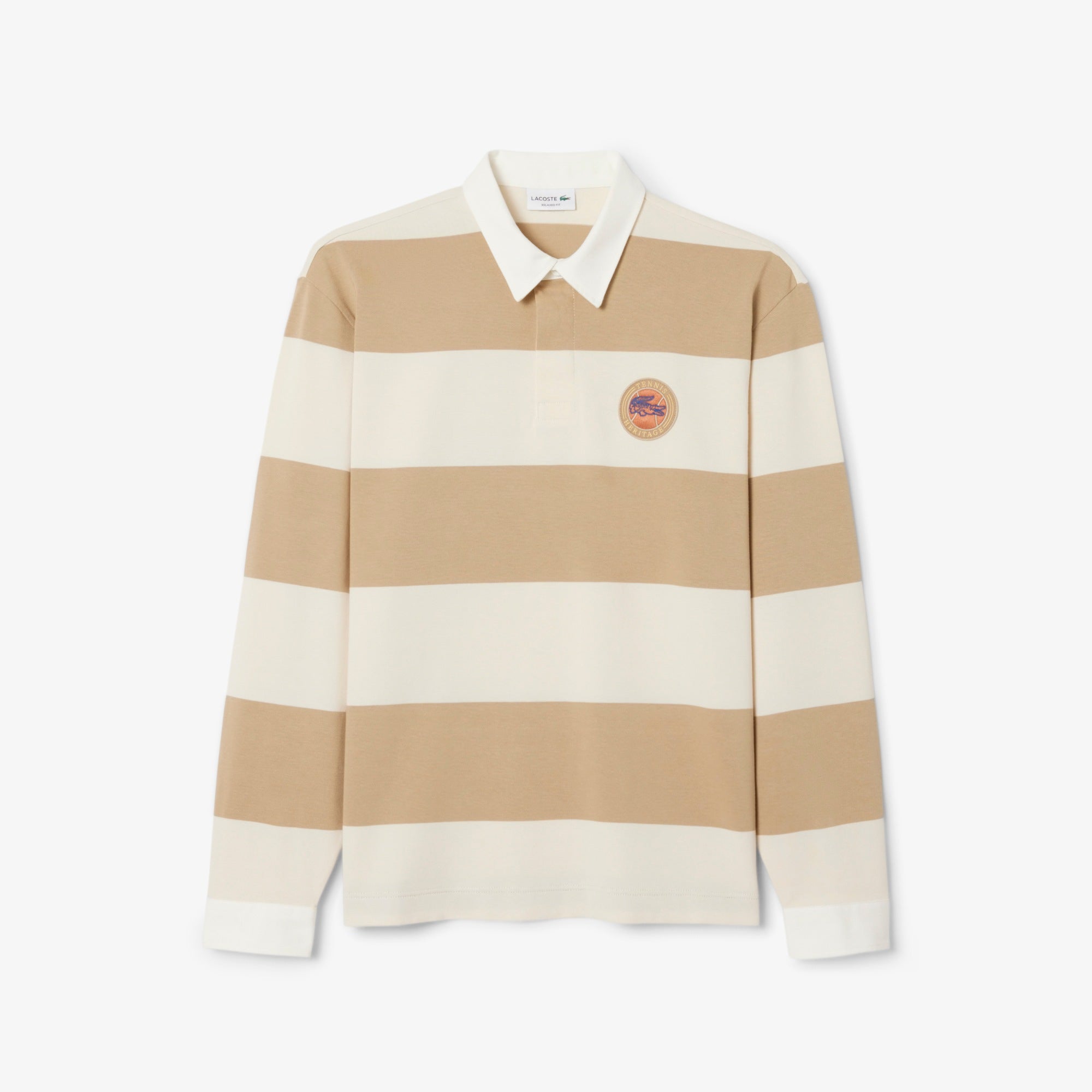 LACOSTE Polo de rugby às riscas relaxed fit - CARISMAstore