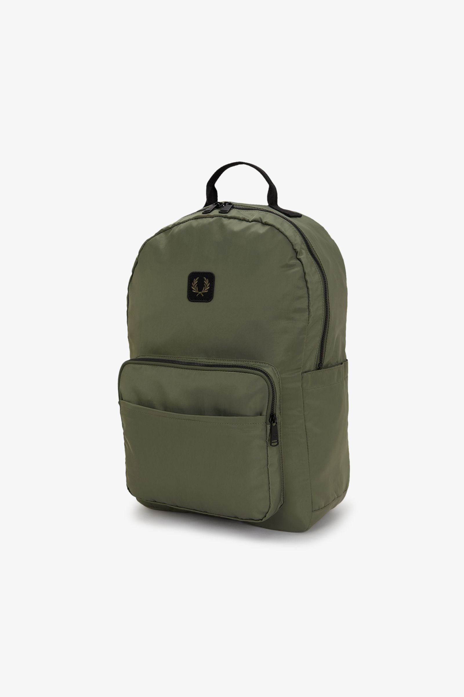 FRED PERRY Mochila em nylon enrugado