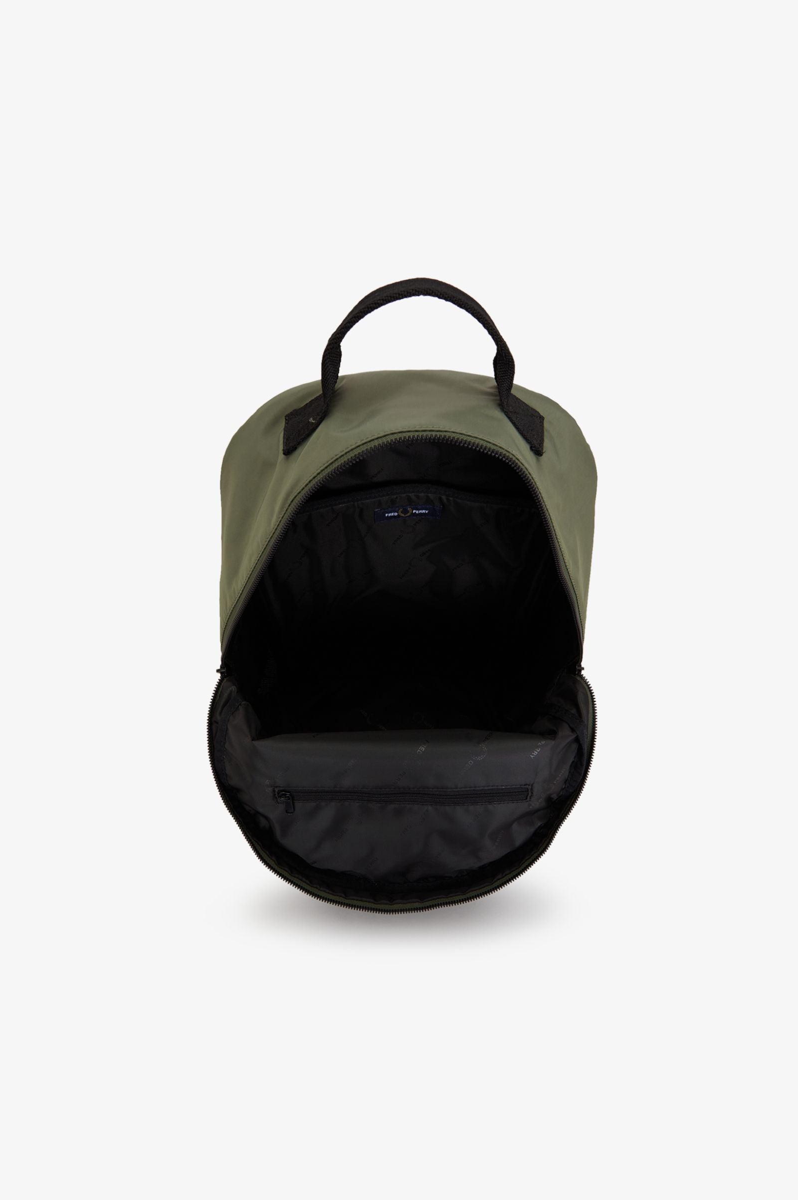 FRED PERRY Mochila em nylon enrugado