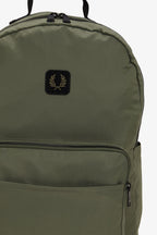 FRED PERRY Mochila em nylon enrugado