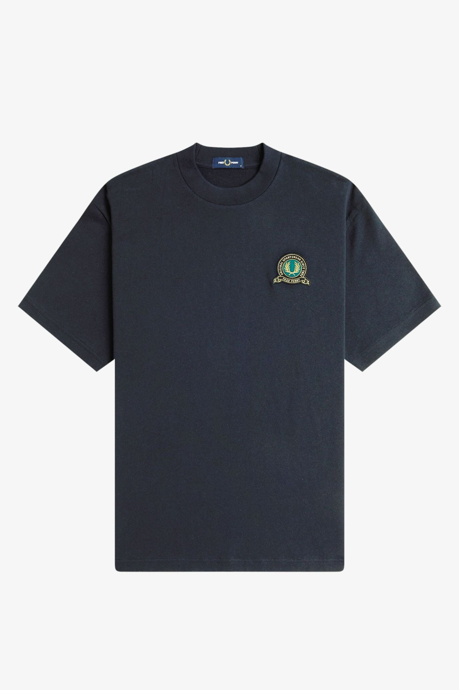 FRED PERRY T-shirt com emblema de ténis - CARISMAstore