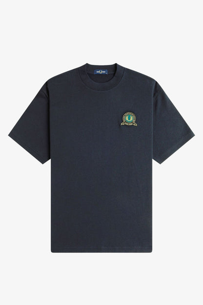 FRED PERRY T-shirt com emblema de ténis - CARISMAstore