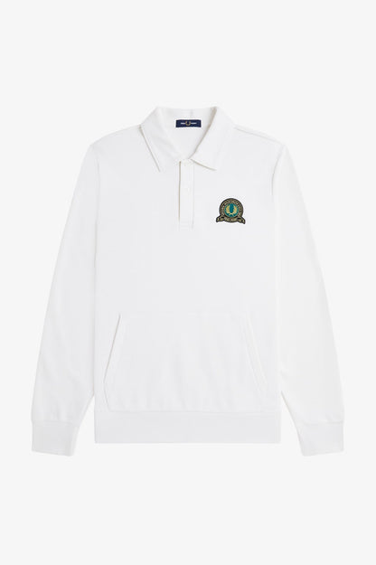 FRED PERRY Camisola com colarinho e emblema de ténis - CARISMAstore