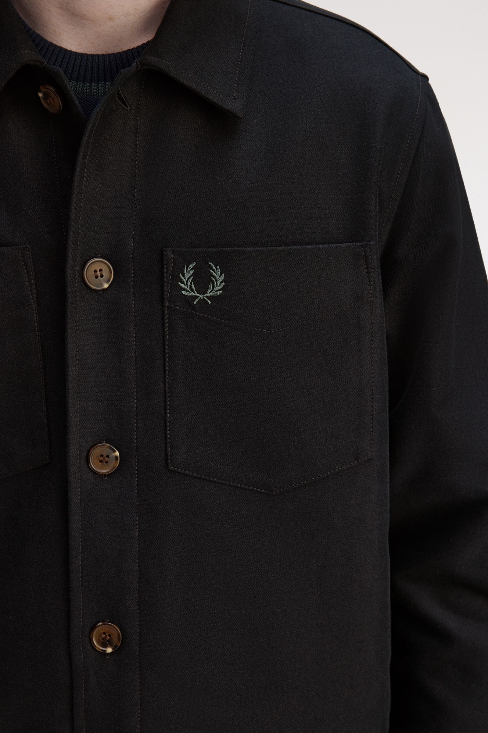 FRED PERRY Sobrecamisa em sarja escovada - CARISMAstore