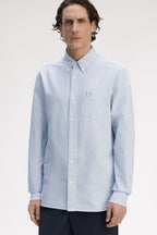 FRED PERRY Camisa oxford às riscas