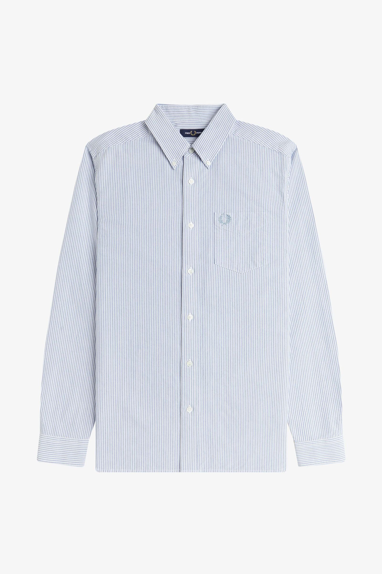 FRED PERRY Camisa oxford às riscas