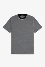 FRED PERRY T-shirt em xadrez jacquard
