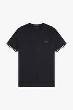 FRED PERRY T-shirt com punhos com borda