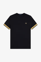 FRED PERRY T-shirt com punhos com borda
