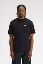 FRED PERRY T-shirt com detalhe no bolso