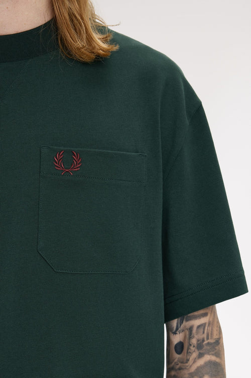FRED PERRY T-shirt com detalhe no bolso