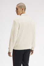 FRED PERRY Camisola com colarinho e meio fecho de correr