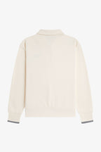 FRED PERRY Camisola com colarinho e meio fecho de correr