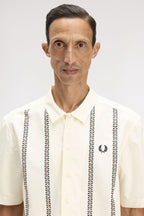 FRED PERRY Camisa descontraida print revere