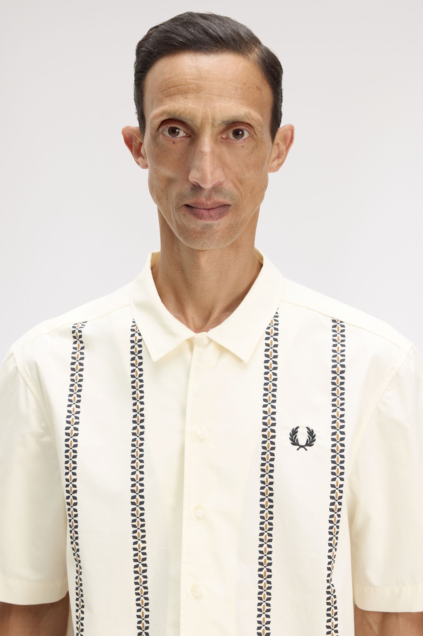 FRED PERRY Camisa descontraida print revere