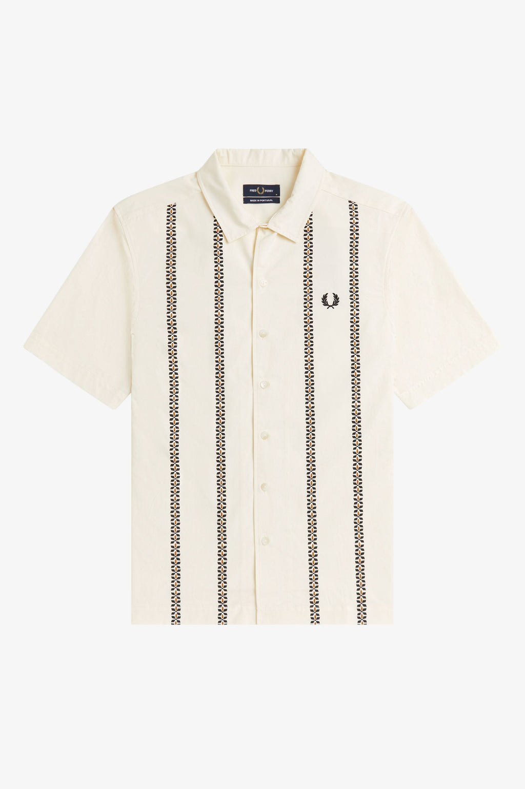 FRED PERRY Camisa descontraida print revere