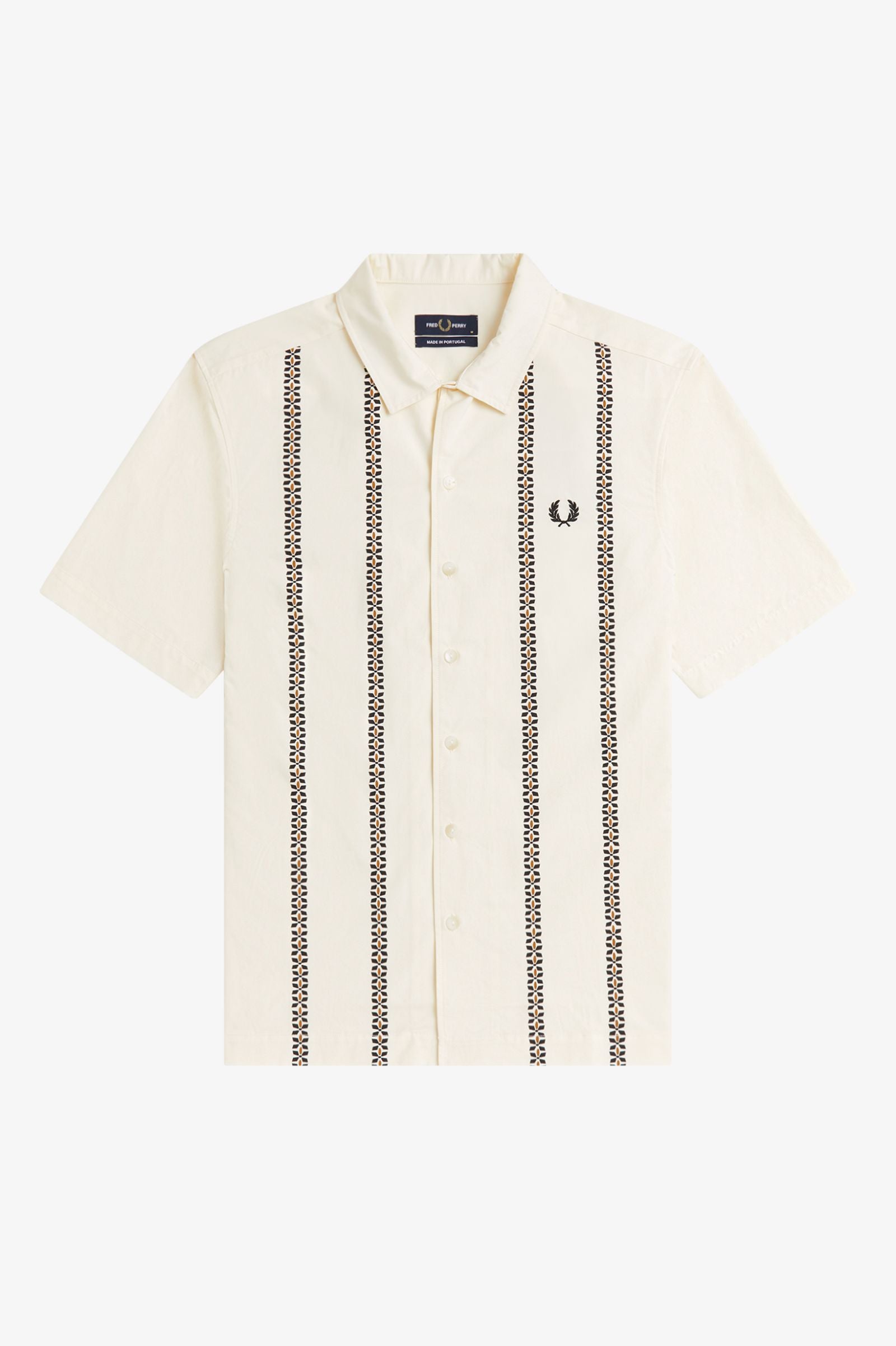 FRED PERRY Camisa descontraida print revere