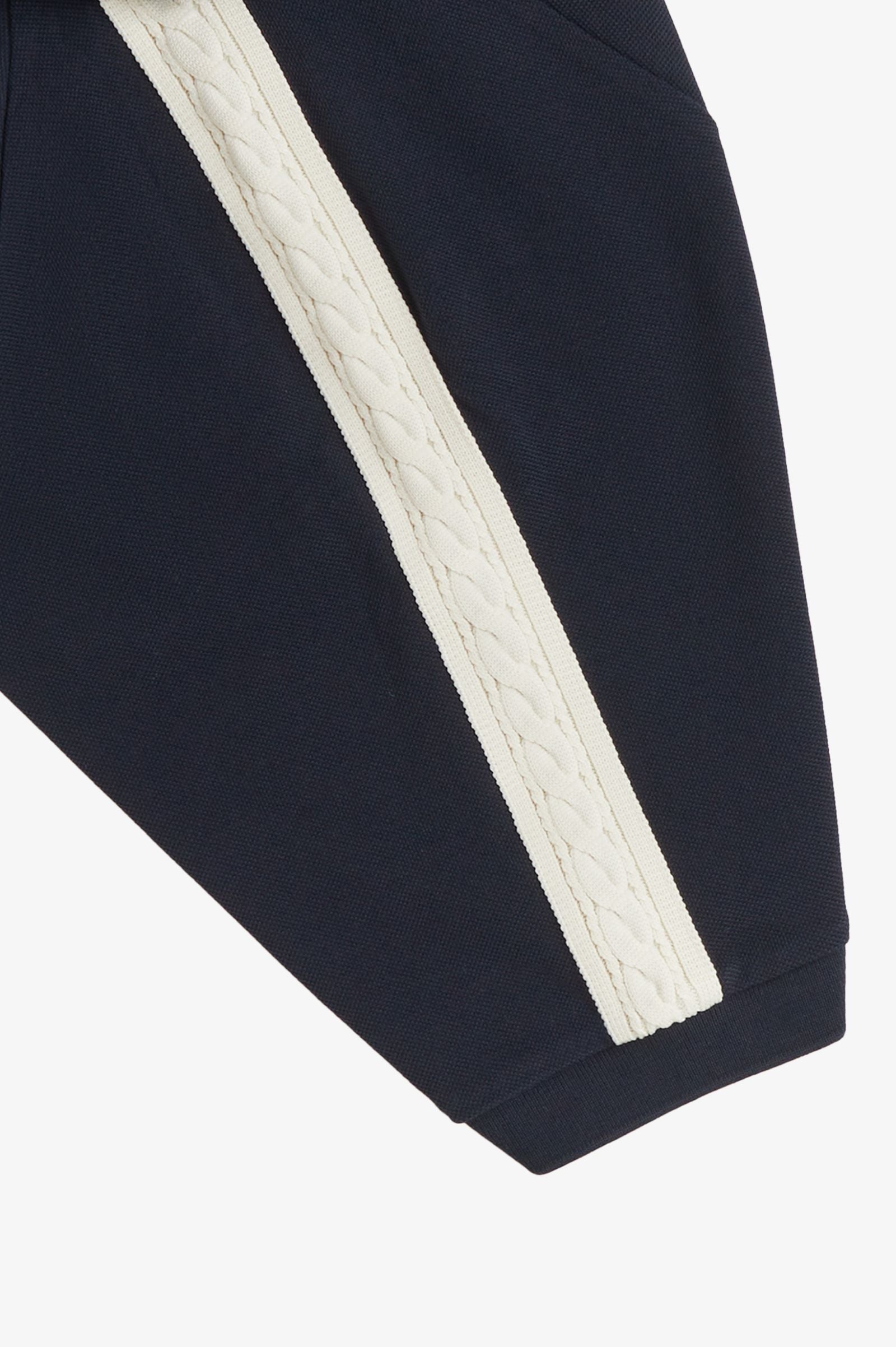 FRED PERRY Polo com fita em malha entrançada