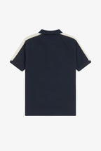 FRED PERRY Polo com fita em malha entrançada