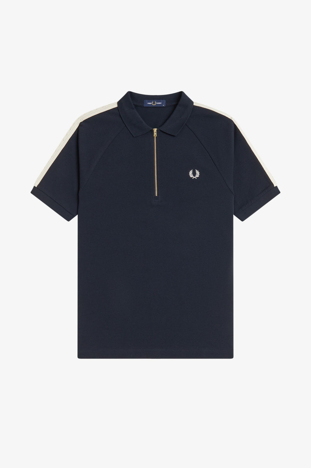 FRED PERRY Polo com fita em malha entrançada