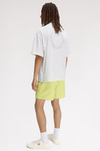 FRED PERRY T-shirt with laurel wreath print on the back