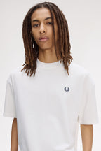 FRED PERRY T-shirt with laurel wreath print on the back