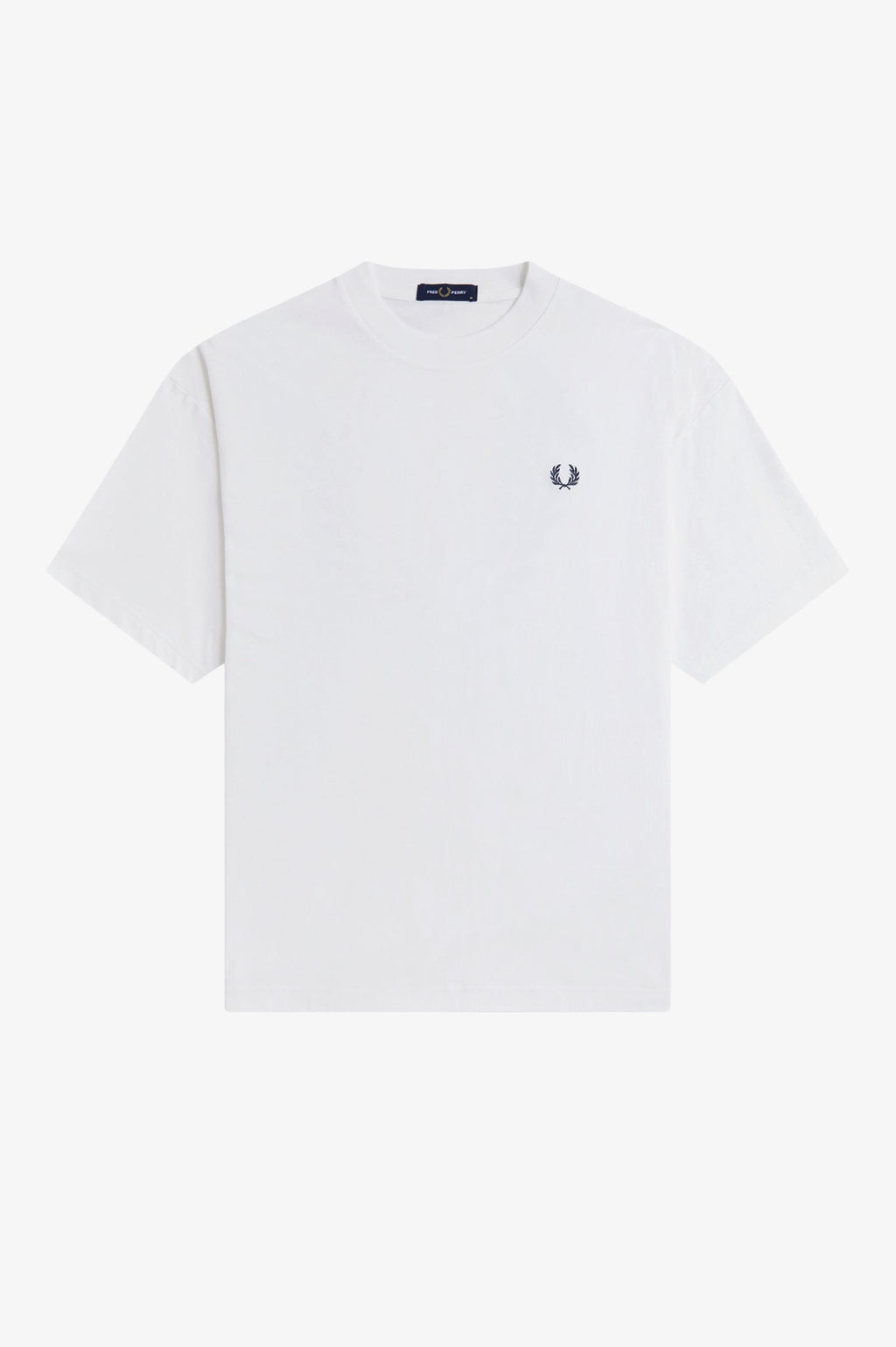 FRED PERRY T-shirt with laurel wreath print on the back