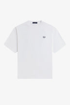 FRED PERRY T-shirt with laurel wreath print on the back