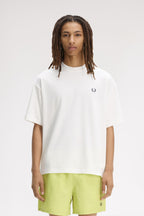 FRED PERRY T-shirt with laurel wreath print on the back