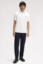FRED PERRY Polo em piqué de crepe