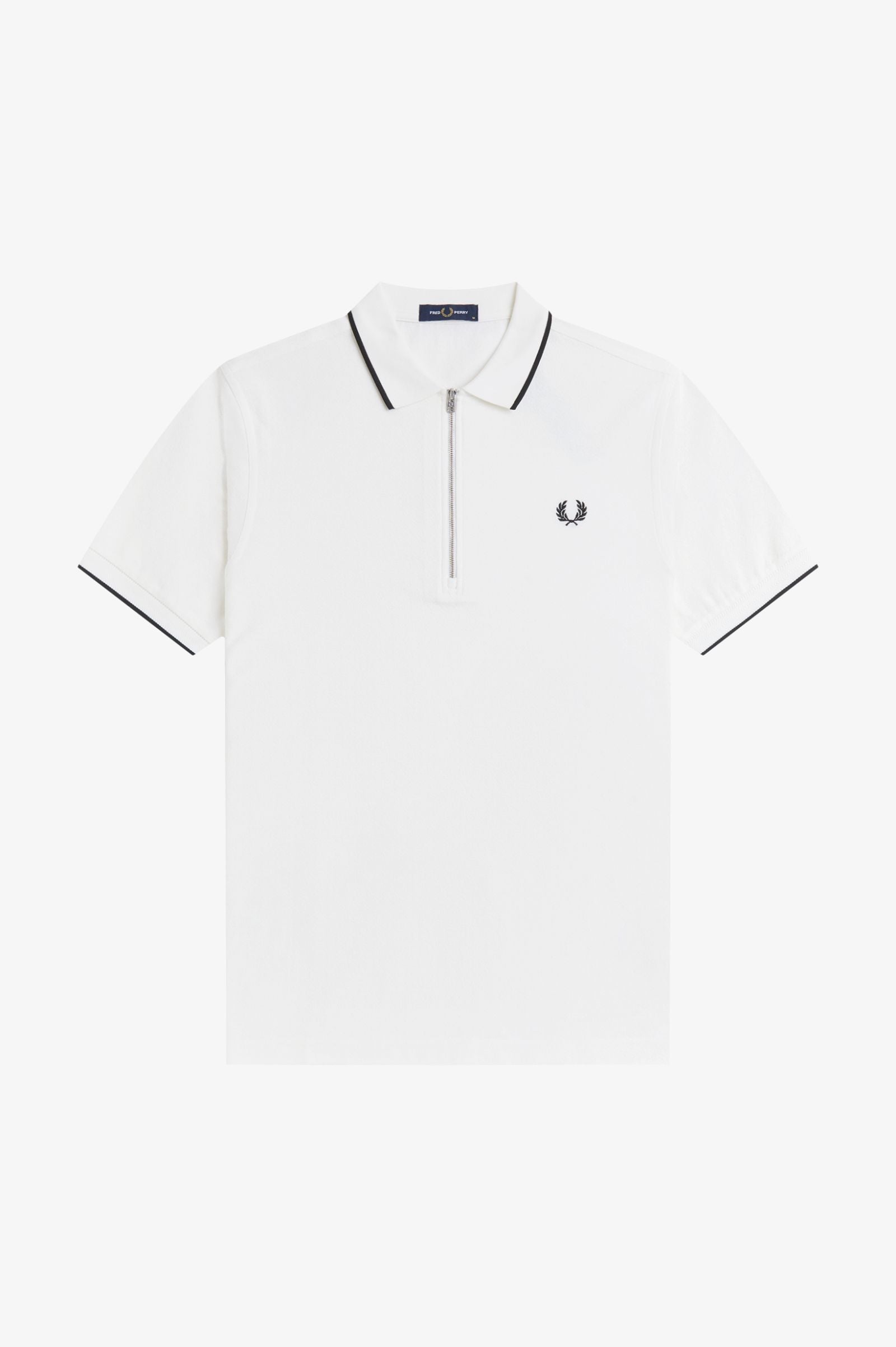 FRED PERRY Polo em piqué de crepe