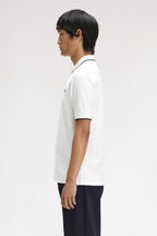 FRED PERRY Polo em piqué de crepe