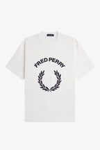 FRED PERRY T-shirt com aplique de xadrez