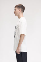 FRED PERRY T-shirt com aplique de xadrez