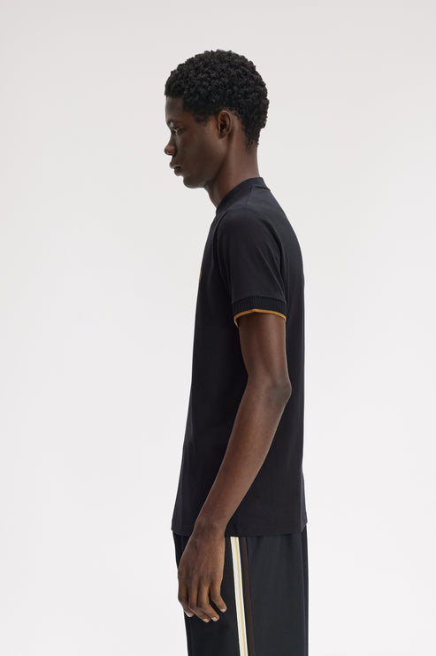 FRED PERRY T-shirt mesh cuff
