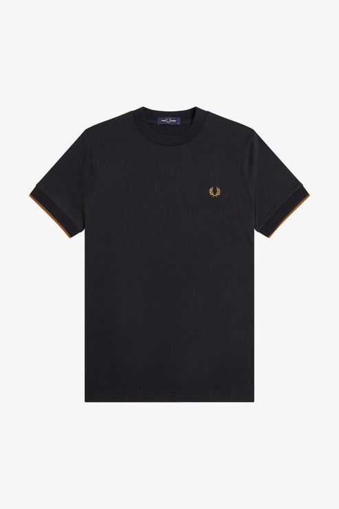 FRED PERRY T-shirt mesh cuff