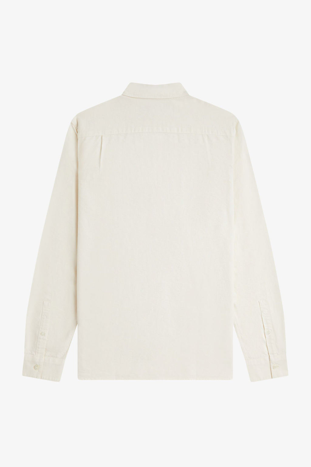 FRED PERRY Camisa oxford com borda com ponto descontínuo oculta