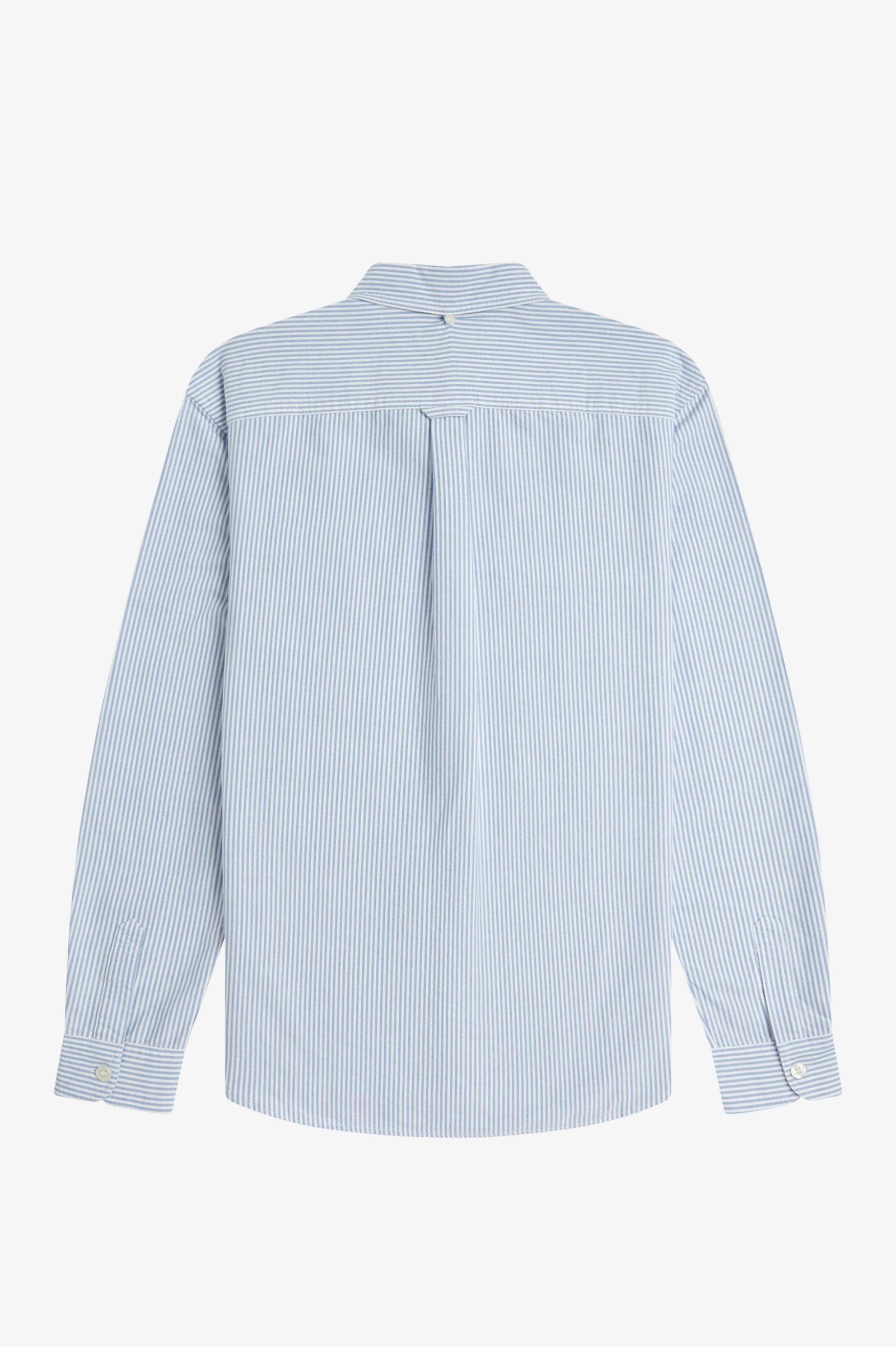 FRED PERRY Camisa oxford listrada e descontraída