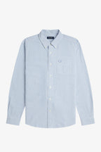 FRED PERRY Camisa oxford listrada e descontraída