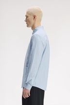 FRED PERRY Camisa oxford listrada e descontraída