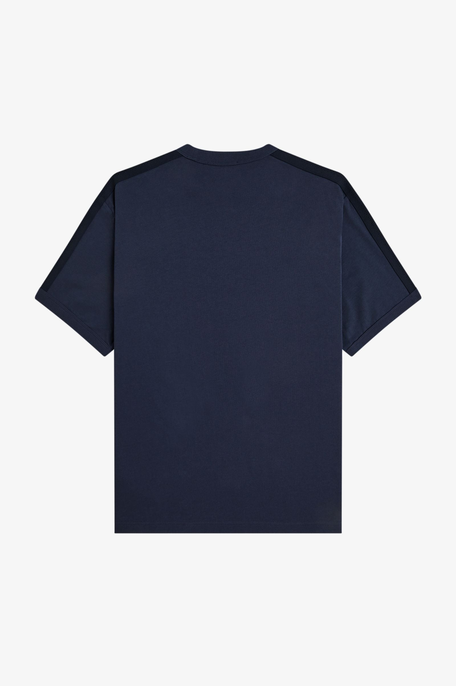FRED PERRY T-shirt com fita de malha bicolor