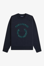FRED PERRY Camisola com aplique de xadrez