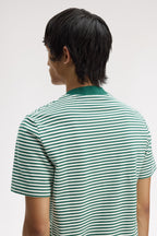 FRED PERRY T-shirt pesada com riscas finas