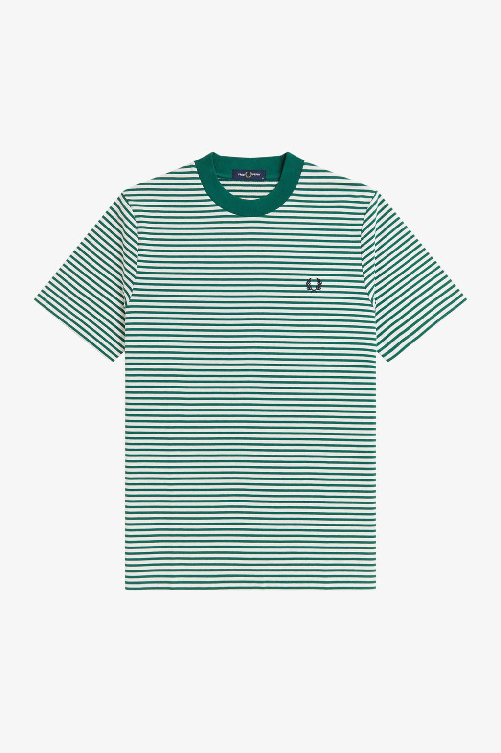 FRED PERRY T-shirt pesada com riscas finas